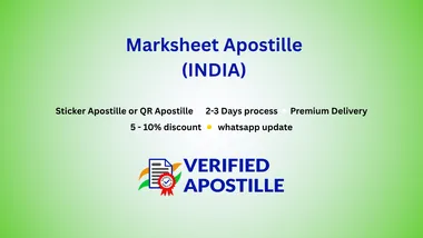 MEA apostille for Indian marksheets (Sticker or e-Apostille QR)